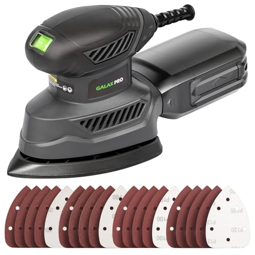 GALAX 1.1A Detail Sander Corded 13000 OPM with 20Pcs Sandpapers - style: Corded Detail Sander