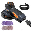 MAXXT Ramdon Orbital Sanders for 6inch, 10000 RPM Electric Orbital Sander with 10PCS Sandpapers, 6 Variable Speed Wood Sander for Woodworking/Sanding/Polishing