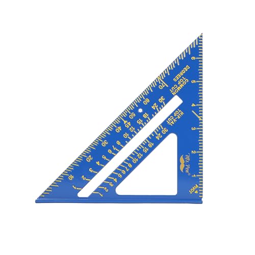 Mr. Pen- Rafter Square, 7 Inch, Blue, Aluminum Alloy, 7 Inch