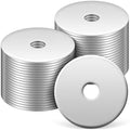 200 Pcs Stainless Steel Fender Washer-1/4 ID x 1-1/4" OD x 1/20" Thick for Screw and Bolt Flat Washers Corrosion Resistant Metal Washer for Wood and Wet Environments, Construction and Repair