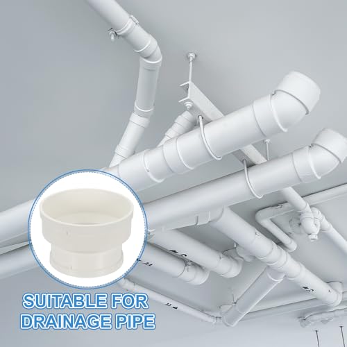 PATIKIL 200mm to 160mm Duct Reducer PVC Pipe Increaser Adapter Airflow Tube - size: 200mm to 160mm