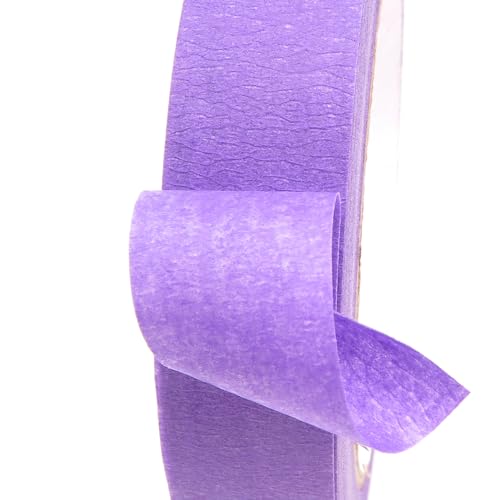 5 Rolls Pinstripe Tape - Masking Tape 1/16", 1/8", 1/4", 1/2", 3/4" - Thin Painters Masking Automotive Tape for DIY, Car, Auto, Paint, Art, Tumblers (Purple) - color: Purple