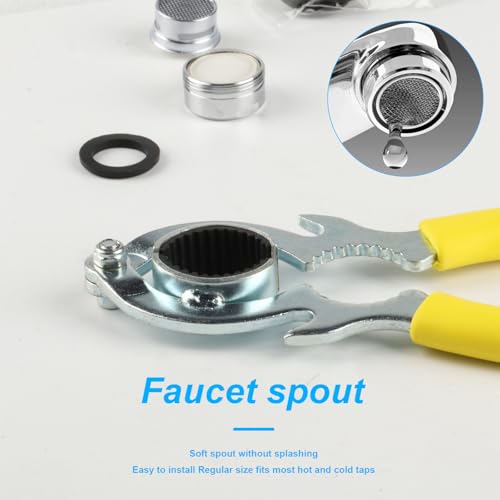 6 Pcs Faucet Aerator Removal Wrench Kit Sink Bubbler Wrenches M24 Aerators