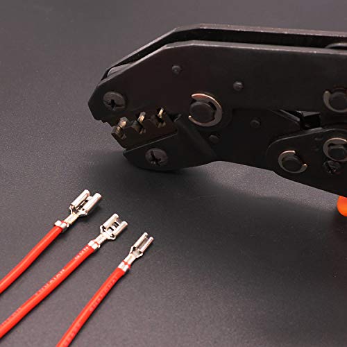 Twidec/Wire Crimping Pliers 26-16AMG Wire Crimping Tools with Ratchet,Manual Crimp Fold Tool For Open Barrel Terminal Connectors, Electrical Crimping Tool SN-48B - style: SN-48B AWG26-16