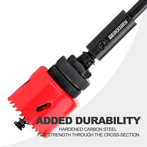 GEINXURN Tools Hole Saw Extension Chuck, 10-Inch x 3/8-Inch Hex Shank Reducing Locking Impact Extension - size: GEC010HS
