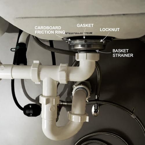 HAUTMEC Sink Strainer Lock Nut Wrench Sink Drain Wrench for Kitchen Sink Basket Strainer PL0038 - color: Lock Nut Wrench