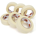 TAPEBEAR General Purpose Masking Tape Beige White 1.5" x 60Yards x 6Rolls - size: 1.5" x 60Yards x 6Rolls