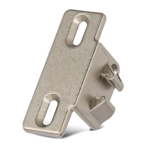 Hinge Mounting Plate Replacement for Blum 1 3/8" Overlay 110 Degree Compact 33 Edge, Edge Mount Plates for Blum Face Frame Overlay Hinge, Hinges for Cabinet Doors, Self Closeing Hinges