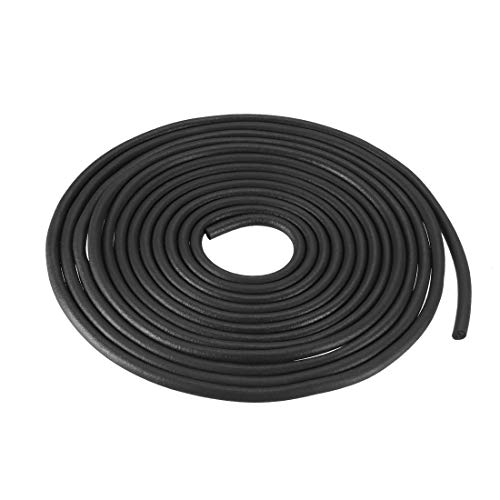 uxcell Foam Rubber Seal Weather Strip 4mm Diameter 5 Meters Long Black - size: 4mm x5m