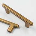 Asidrama 10 Pack 3 Inch(76mm) Antique Brass Kitchen Cabinet Handles, Cabinet Pulls Kitchen Cabinet Hardware for Cupboard Drawer Pulls - color: Antique Brass, size: 3" Hole Center, style: 10 Pack