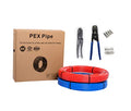 EFIELD Pex-b Pipe/Tool Kit-Pex-b Tubing 1/2 inch 2 x100 ft(200 ft) Length - size: 1/2 Inch 2x100 ft Tool Kit/Clamp