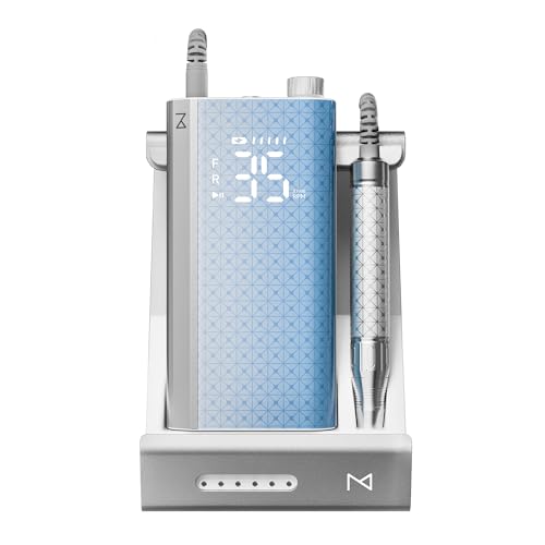 M Pro Spin Nail Drill 60W Brushless Motor 35,000 RPM | Blue - color: Blue