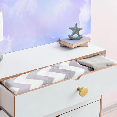 Goo-Ki 6 Pack Brushed Brass Cabinet Knobs Kitchen Drawer Knob Zinc Alloy Solid Hardware - Modern Single Hole/Screw Bar Cabinet Pulls Handles - color: Brushed Brass, size: 1.2 Inches