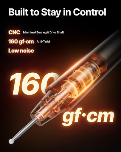 xTool Selected Engraving Pen, Cordless 5-in-1 Rotary Tool for All Materials