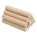 PATIKIL 1 x 6 Inch Dowel Rods Wood Sticks Unfinished Round Dowels 10pcs - size: 1"x6"
