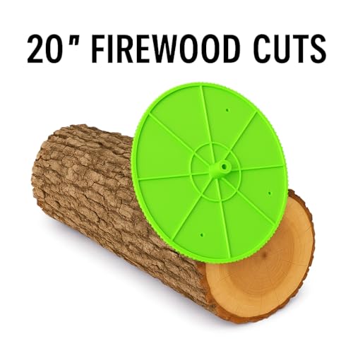 THE MINGO Marker Firewood Marking Wheel -Chainsaw Firewood Measuring Tool Marking - Measuring Marker - Mingo Marker Firewood Cutting Tools - Firewood Logging Tools (20" Marking Wheel) - size: 20" Marking Wheel