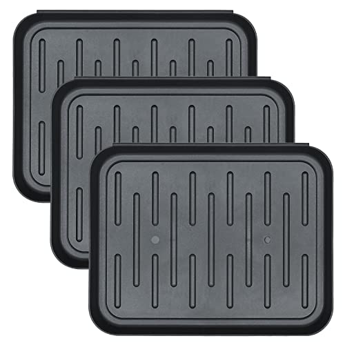 Square Boot Tray,Plastic Utility Shoe Mat Tray for Entryway Indoor Outdoor - size: Stripe