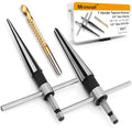 2PCS Tapered Reamer Set with T Handle, 3-13mm & 5-16mm - size: Hexagonal handle