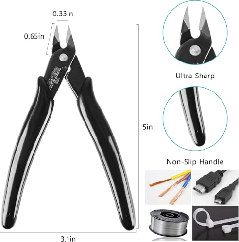 Kikerike Terminal Removal Tool Kit 45 Pcs Depinning Tool Electrical Connector Pin Removal Tool Kit Pin Extractor Tool Set Wire Terminal Release Tool for Automotive Car Household Devices - color: 45 PCS