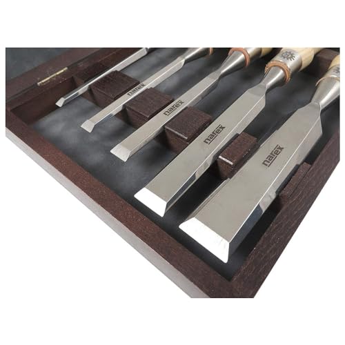 Narex Richter Bevel Edge Chisel Set of 5