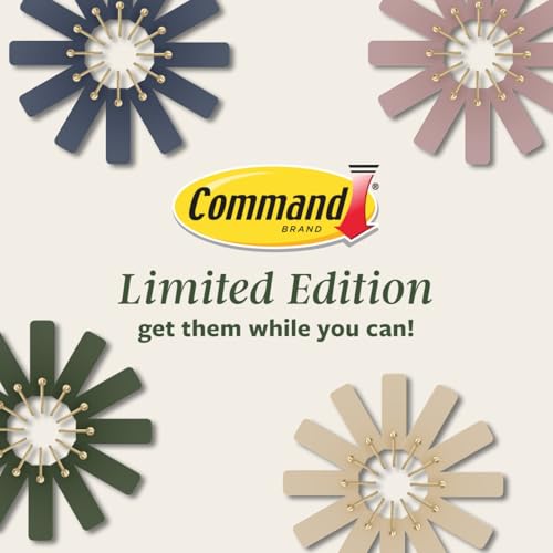 Command Medium Hooks, 4 Hooks, 6 Strips - color: Dusty Rose