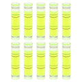 HARFINGTON 10pcs Small Cylindrical Bubble Level Vials 8x35mm PMMA Mini Horizontal Bubble Spirit Level Measuring Layout Tools for RV TV Picture Frame Hanging Tool Leveler - size: 8x35mm