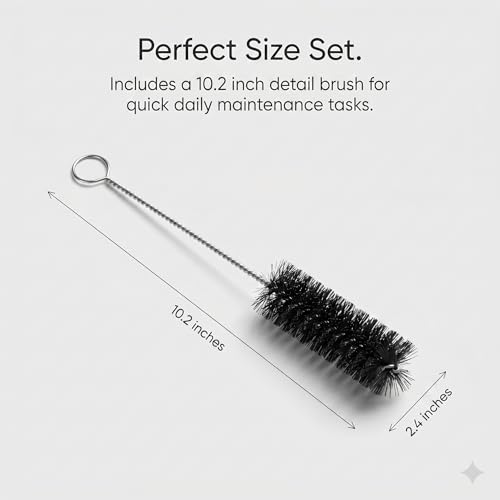 Flexible Drain Clog Remover Brush Double Head Extended Reach Cleaning Tool for Bathroom Kitchen and Sink Drains Black - color: Black, size: Large