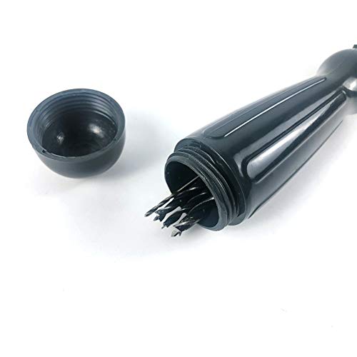 QWORK Pin Vise Hand Drill Bits, Micro Mini Twist Drill Bits Set, Ideal for Woodworking Precision DIY Model Jewelry Walnut Amber Beads Plastic with Chuck Key & Twist Drill Bits