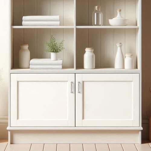 HOME EDIT Brushed Nickel Cabinet Handles 3 Inch Pulls 20 Pack - color: Brushed Nickel, size: 3 inches Hole Center