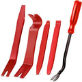 GOOACC 5 PCS Nylon Auto Trim Removal Tool Kit No-Scratch - color: Red, size: 5Pcs