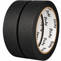 2 Pack Black Painters Tape - Masking Tape 1 Inch Wide - Multi-Surface, Smart Adhesion, Indoor & Outdoor - 180FT Total - Paint Tape for DIY, Labeling, Art, Car, General Purpose (#3910) - color: Black