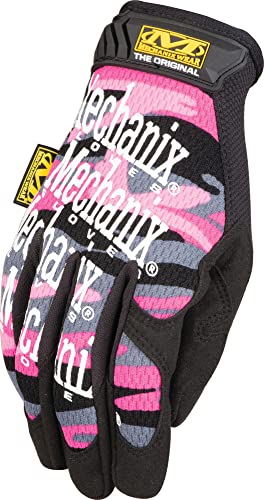 Mechanix Wear Original Women's Work Gloves Pink Camo Large