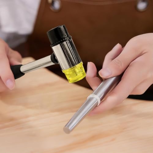 Small Rubber Mallet Hammer for Crafts- Small Rubber Hammer, Mini Mallet for Jewelry, Leather, Crafts, Woodworking, DIY, Furniture Assembly, etc. - size: 30mm