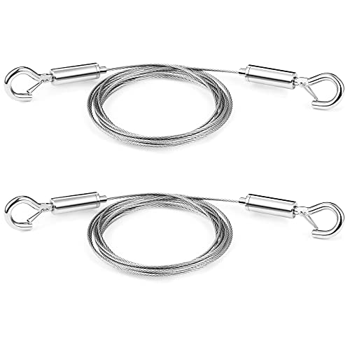 Adjustable Picture Hanging Wire Kit,Heavy Mirror and Frames Hanging Kit - color: Silver, size: 2M2PCS