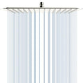 SR SUN RISE 16 Inch Extra Large Rain Shower Head Brushed Nickel 304 Stainless Steel High Pressure Rainfall Showerhead Ultra Thin Water Saving - color: Brushed Nickel, size: 16 Inch