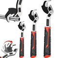 Pipe Wrench Set, 6” 8” 10” Self Adjusting Pipe Wrench, Multi-function Self-locking Pipe Vise Wrench Set, for 9/32" to 1-3/8" (7-35mm) Pipe Fittings, Standard Nuts and Irregular Nut - color: 6”+8”+10”