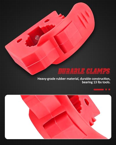 Overlanding Shovel Holder for Home, Off-road vehicle - size: 4 Pack Red