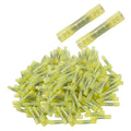 Heat Shrink Butt Connectors,200Pcs 12-10 AWG Yellow Waterproof Electrical Wire Connectors Automotive Marine Grade Wire Crimp Terminals Butt Splices for Cable,Boat,Home Electrical etc. - size: [12-10 AWG] x 200