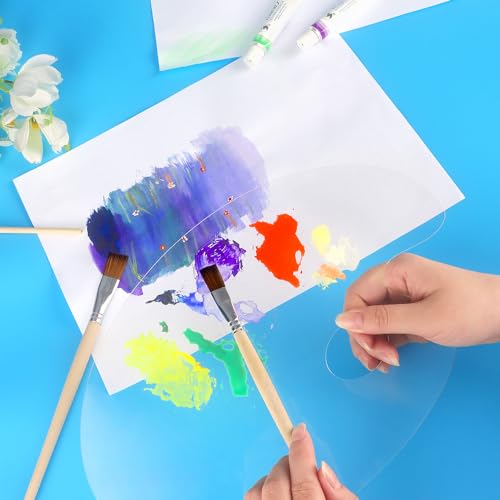 Tamaki 2 Pack Acrylic Paint Palette, Paint Pallet 9.8 x 5.9 Inch - size: 9.8 x 5.9 inch