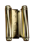 Hinge Outlet Self Closing Double Action Spring Hinge Saloon Brass 6 Inch - color: Brass, size: 6 Inch