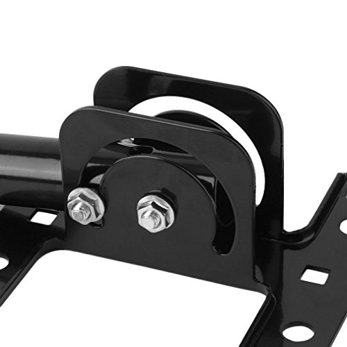 Adjustable Satellite Dish Antenna Mount 1 Inch for Roof or Wall Installation, TV J Pole Mounting Bracket Weatherproof, Hardware Included