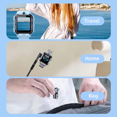 2pcs/lot Magnetic Smart Watch Charging Adapter USB Type-C to 2-Pin Compatible with IMOO Z6 Z6S Z6Pro Z7 Z7A Z7S Z8 Z8A Z9 Z10 Z11 - style: for Pitch 5.0mm Watch