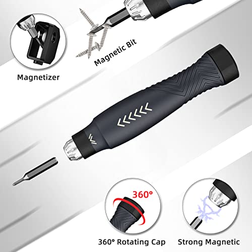 JAKEMY Precision Screwdriver Set: DIY Screwdriver Repair Kit for Men, Magnetic Torx Screwdriver for Laptop, Computer, Macbook, iPhone, Watch, Eyeglasses - color: 8185b - 25 in 1
