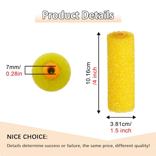 8 Pcs Textured Paint Roller Covers, 4 inch Small Textured Rollers - size: 4",8pcsSMALL