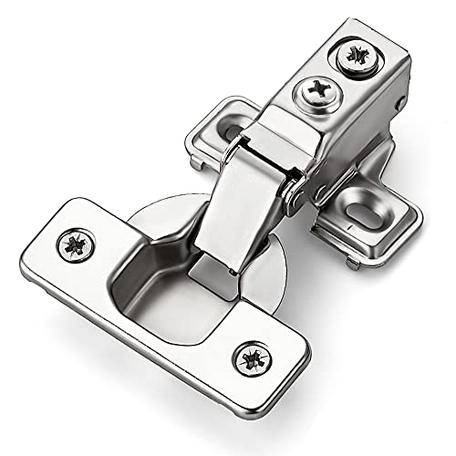 Ravinte Short Arm Kitchen Cabinet Hinges,1/2 Inch Overlay,10 Pack 5 Pairs - size: 1/2 Inch Overlay Cabinet