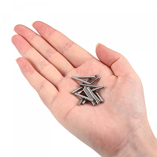 uxcell 2.6x20mm Dowel Pins, 50pcs 304 Stainless Steel Round Head Flat Chamfered End Dowel Pin Bunk Bed Pins Shelf Pegs Support Shelves Fasten Elements - size: 2.6x20mm