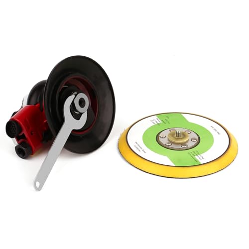 Professional Air Random Orbital Palm Sander, Dual Action Pneumatic Sander, Low Vibration, Heavy Duty … (6 inch) - color: Gaoa-z, size: 6 inch