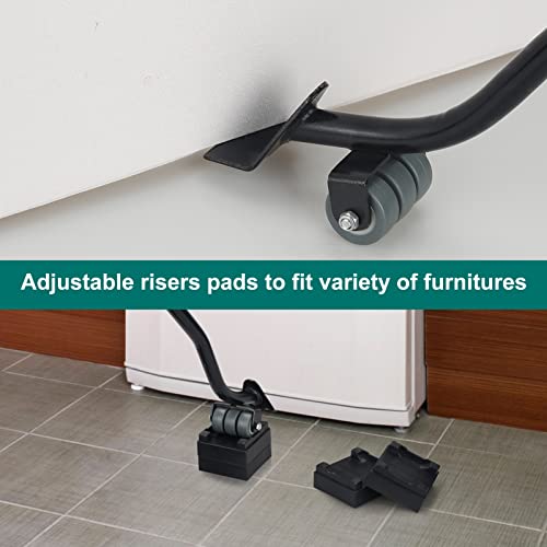 22" Furniture Lifter Tool, Appliance Metal Lifter for Heavy Furniture Black - size: Black-22 IN