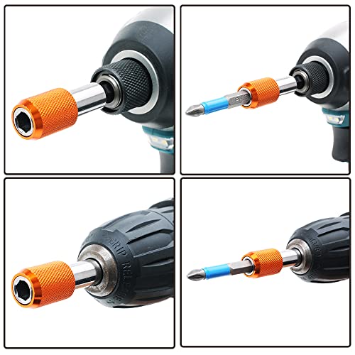 Magnetic Drill Bit Holder 2PCS 1/4" Quick Change Drill Adapter - size: 1/4