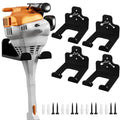 Garage Organizer Trimmer Rack Wall Mount, Weedeater Hanger, Black, 4 Pack - color: Black 4 Packs